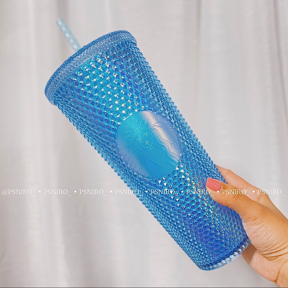 Starbucks Baby Blue Shine Studded Tumbler